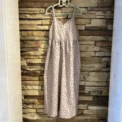 ◉値下げしました！GUガールズ　140サイズ　ドット柄サロペット