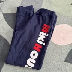 ミキハウス ロゴスウェットパンツ