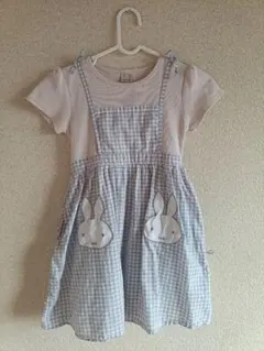 petit main ミッフィー 半袖ワンピース　120cm　プティマイン