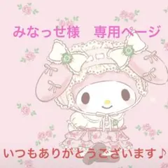 みなっせ様　専用ページ