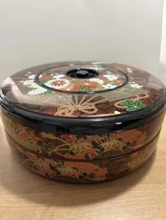 レトロ アンティーク お重 正月 おせち料理 手桶弁当 - メルカリ