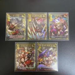 【A907】メギド72 THE Foton カード　5枚セット