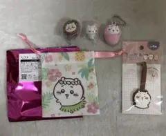 ちいかわ ミニ巾着、おでかけタグ、キーホルダー　セット売り