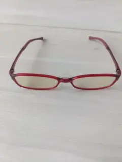 JINS PCメガネ レッド フレーム