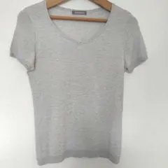 I.T.'S. international グレー Vネック 半袖 Tシャツ Sのサムネイル