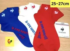 25−27cm　le coq sportif メンズソックス 3足セットのサムネイル