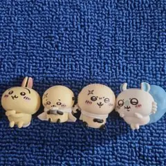 うさぎ、ラッコ、モモンガ ミニフィギュア 4体セット