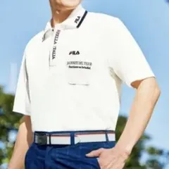 FILA フィラ　L ポロシャツ LA PONTE DEL VIGOR 白　速乾