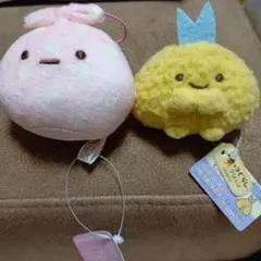 すみっコぐらし　ふろしき　あじフライぬいぐるみセット