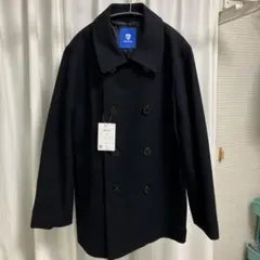 ビームススクール ピーコート 3L 紺