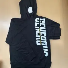 GENERIOUS 黒 フード付きパーカー