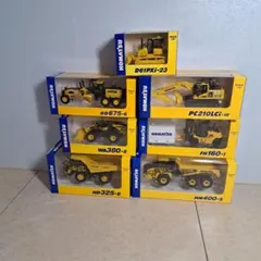 KOMATSU HM400-5他 ミニチュアモデル非売品7台 - メルカリ