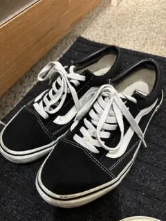 最終お値下げVans ブラック/ホワイト スニーカー