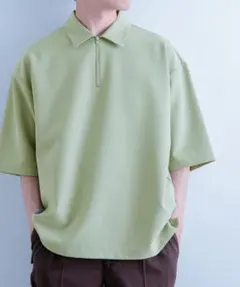 【ITEMS URBAN RESEARCH】 ハーフジップ半袖ポロシャツのサムネイル