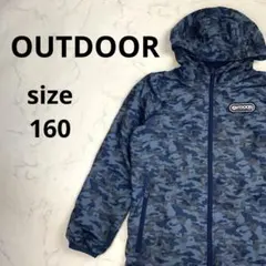 アウトドアOUTDOOR 迷彩柄 フード付きジャケット 160サイズ