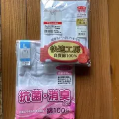 グンゼ　V型ノースリーブスリーマー　Lサイズ➕ラン型スリーマー1枚