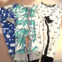 キッズテイルズ　ロンパース・カバーオール 3点セット　80サイズ　長袖　半袖