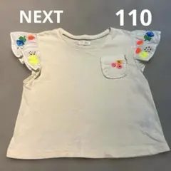 も*た様 next Tシャツ　花柄　刺繍　110のサムネイル