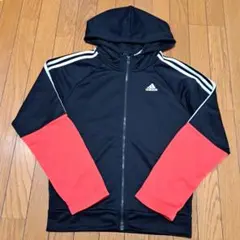 アディダス　ジャージ フード付き　上　L 　レディース メンズ