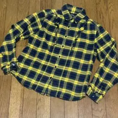 EAST BOY イーストボーイ　チェック　フリルシャツ　ネルシャツ9号