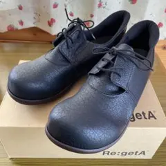 激安♡2点目半額♡新作♡新品♡リゲッタ♡ブラック♡シューズ