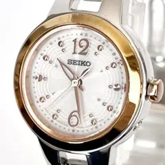 セイコー SEIKO レディース腕時計 稼働 電波ソーラー 磨き済み s2073