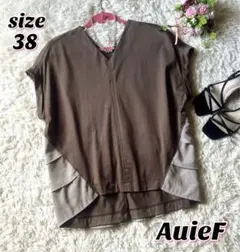 AuieF バックフリルカットソー Tシャツ フレンチスリーブのサムネイル