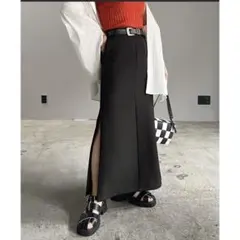 【コーデ売り】PAGEBOY ロングタイトスカート　モードバックベルト