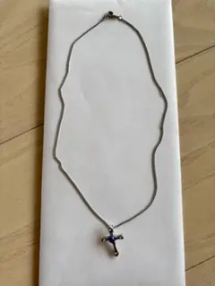 クロス型ペンダント ネックレス ステンレス