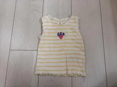 GAP ベビー タンクトップ イエロー ボーダー