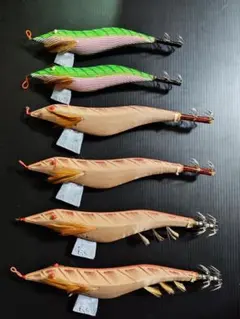 林釣漁具製作所 4.0寸 7本 えびシャクリ布巻 オールドエギ - メルカリ