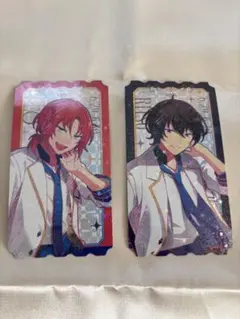 あんスタ　月永レオ　朔間凛月　チケット風ホロカード