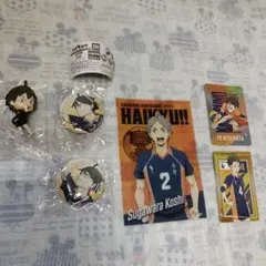 ハイキュー!! 烏野高校6点セット　カード　缶バッジなど