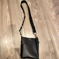 ［未使用] オールセインツ レザーショルダーバッグ