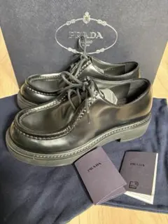 PRADA プラダ ダイアパソン ローファー ブラック 黒　6 1/2のサムネイル