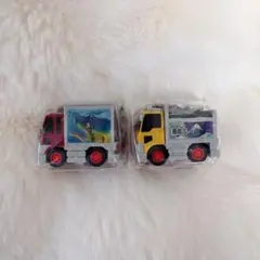 【新品・未使用】 プルバックで走る！デコトラミニカー2種セットのサムネイル