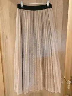 BAYFLOW　ラメ入りプリーツスカート