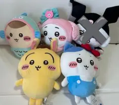 ちいかわ×サンリオキャラクターズ　BIGぬいぐるみ　4種セット