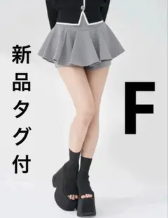 最終値下げ✩ Darich 美シルエットフレアミニスカート F　GRY