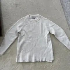 美品　AZUL ニット セーター　M ホワイト　シロ　レディース　オーバーサイズ