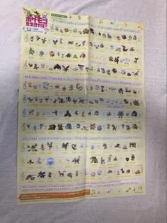 ハッピーセット ポケモン ポケモン言えるかな？ ポスター