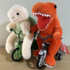 チャリ　ぬいぐるみ　恐竜とカメのセット　TAITO限定のサムネイル