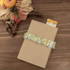 ブックマーカー＆バンドのセット❁パッチワーク　ムーンモス