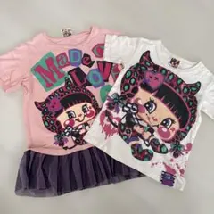 ２点セット！ LOVE REVOLUTION 半袖Tシャツ 2枚セットのサムネイル