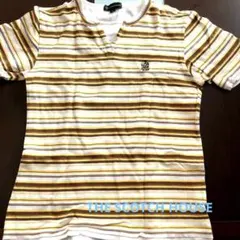 THE SCOTCH HOUSE Vネック Tシャツ L ボーダーのサムネイル