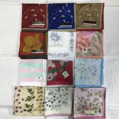 ブランドハンカチ　12枚セット