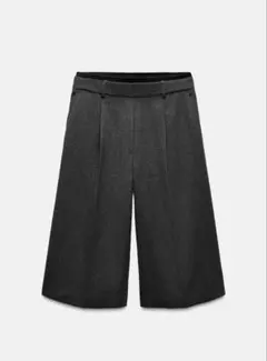 【新品未使用タグ付き】ダブルレイヤード ウール パンツ miumiu風