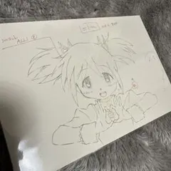 新品 新井美穂 モデル 直筆サインイラスト アメーバ5名当選希少 当選