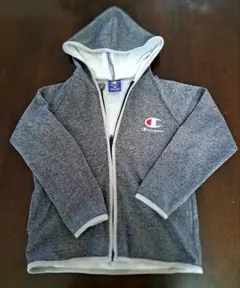 Champion グレー フード付きパーカー 130cm