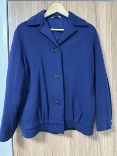 90sネイビー ウール ブルゾン　US古着